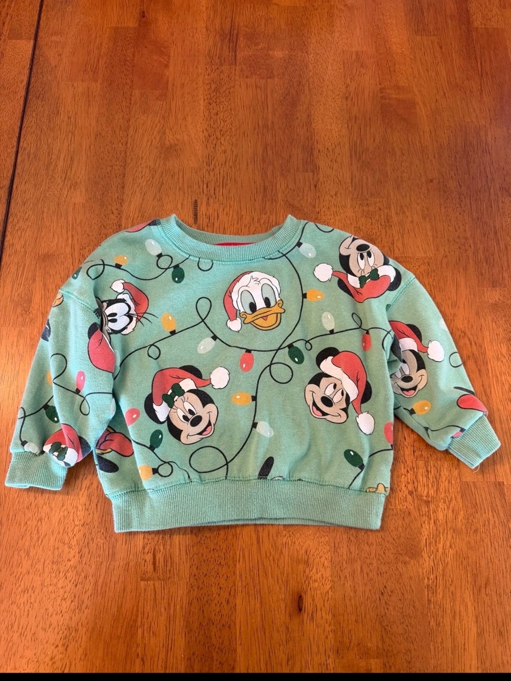 Disney 18 mo Mickey and Friends Christmas Crewneck Sweatshirt